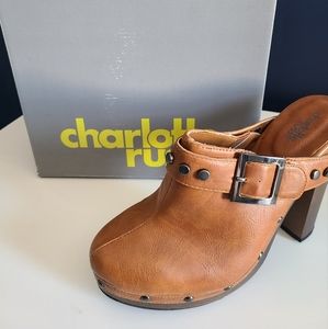 Charlotte russe cabo-1 heel clogs Size 8
